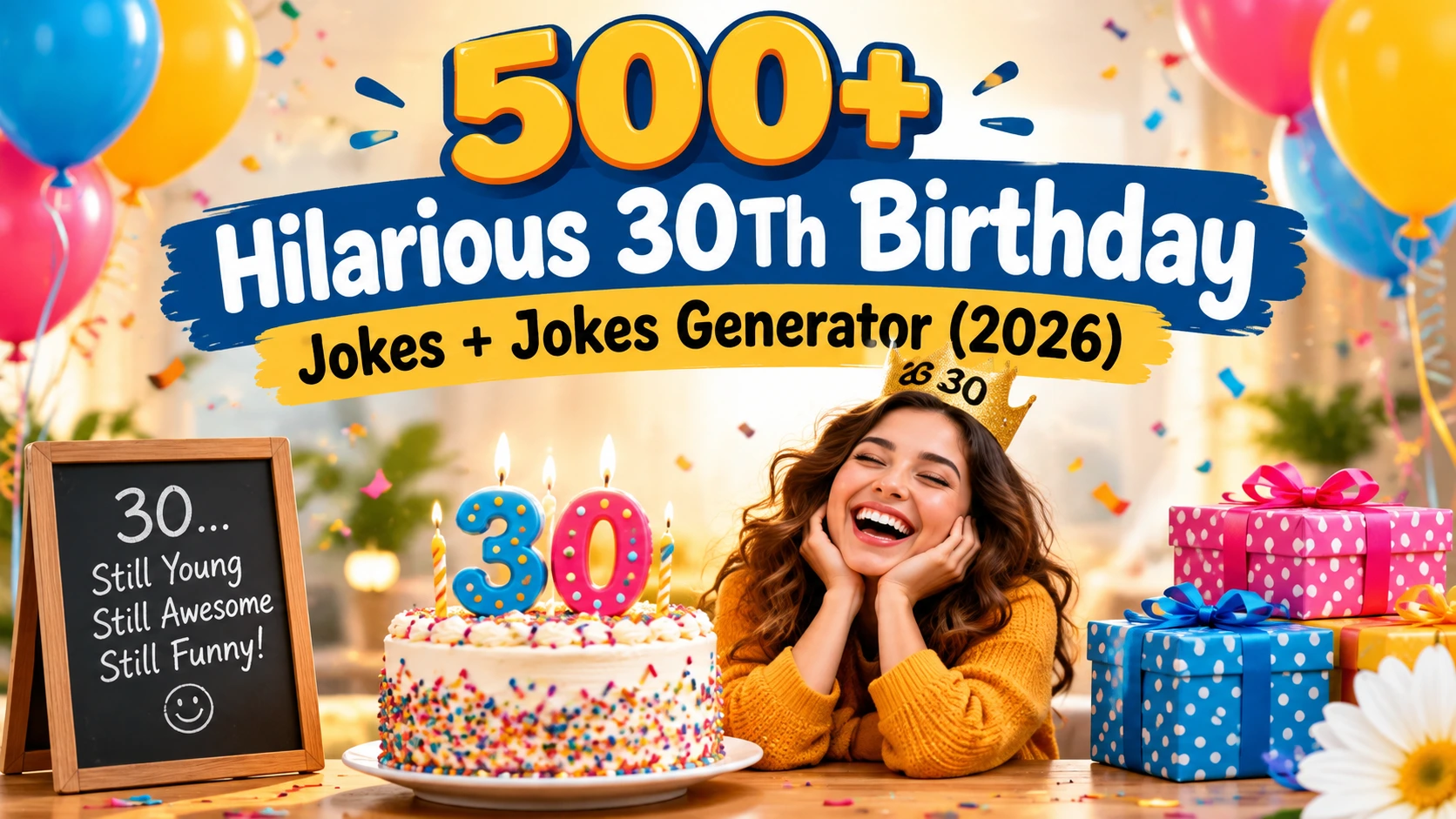 Hilarious 30Th Birthday Jokes + Jokes Generator