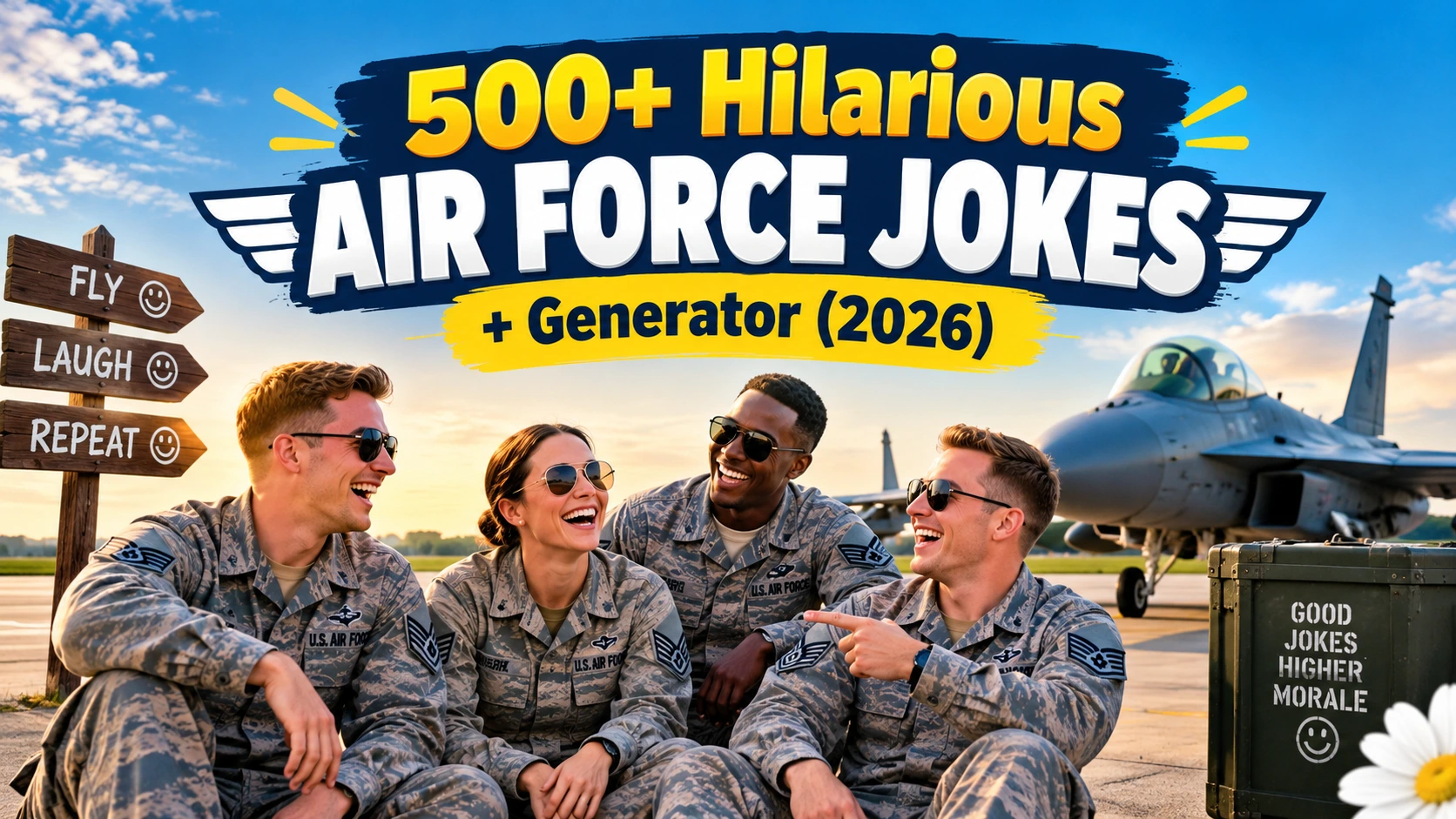 Hilarious Air Force Jokes + Generator