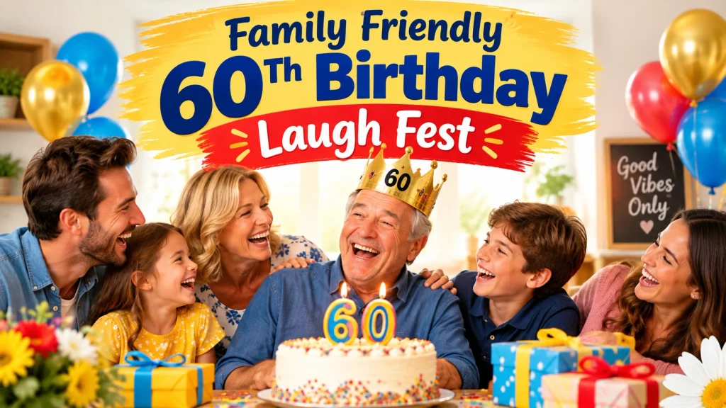 Family Friendly 60Th Birthday Laugh Fest