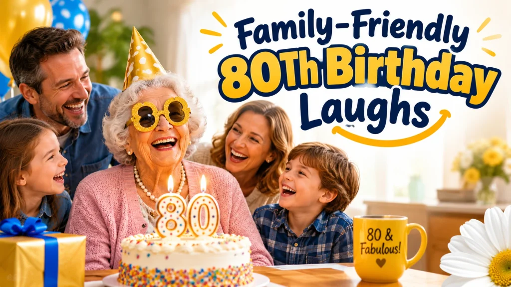 Family-Friendly 80Th Birthday Laughs