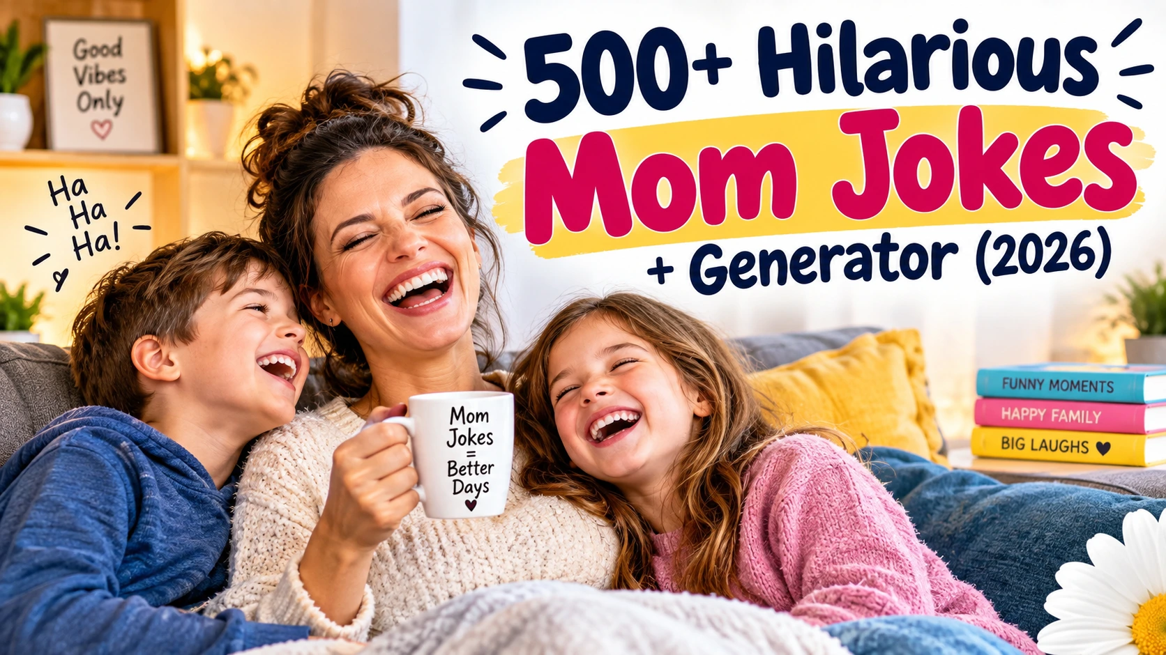 Hilarious Mom Jokes + Generator