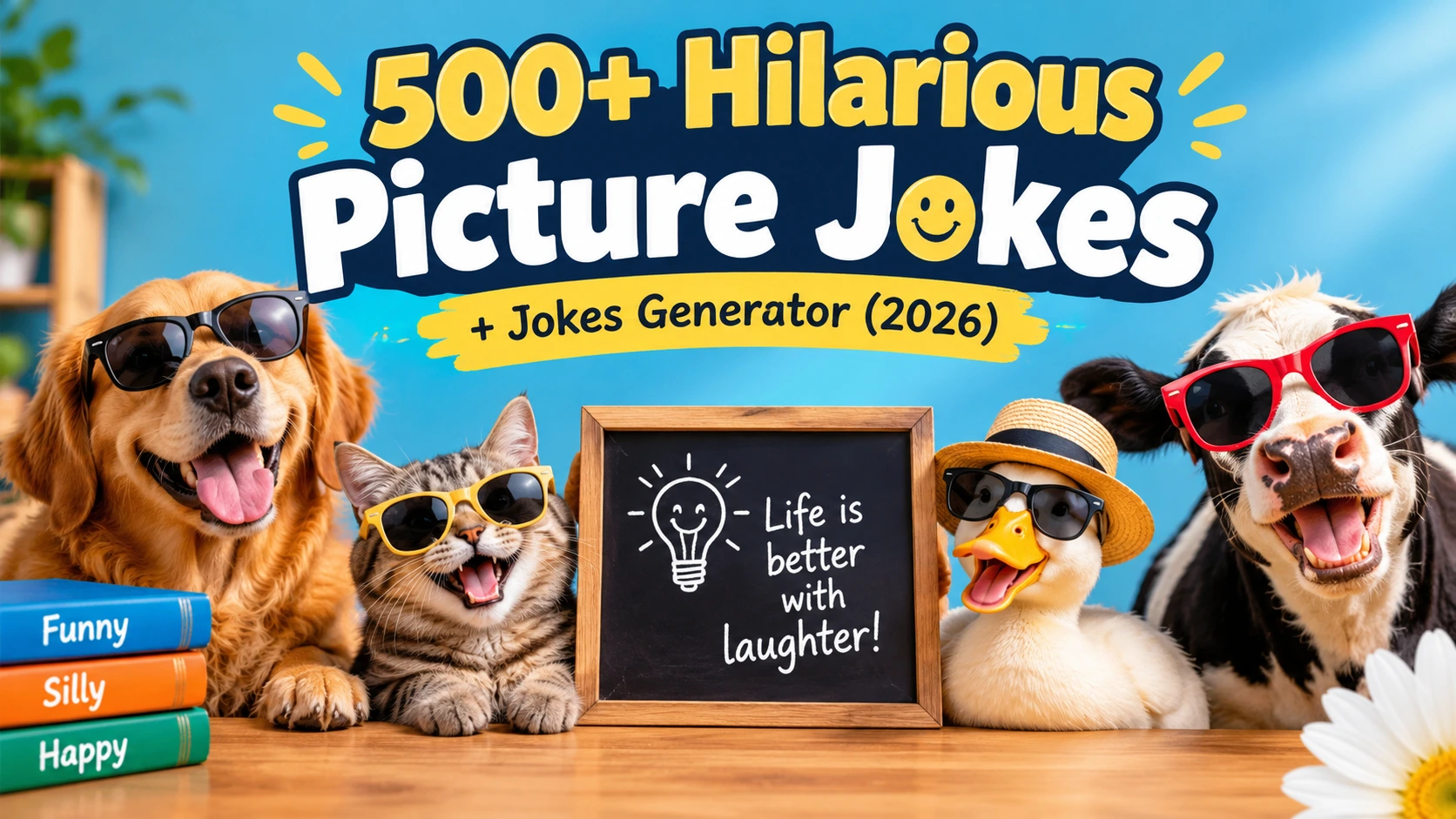 Hilarious Picture Jokes + Jokes Generator
