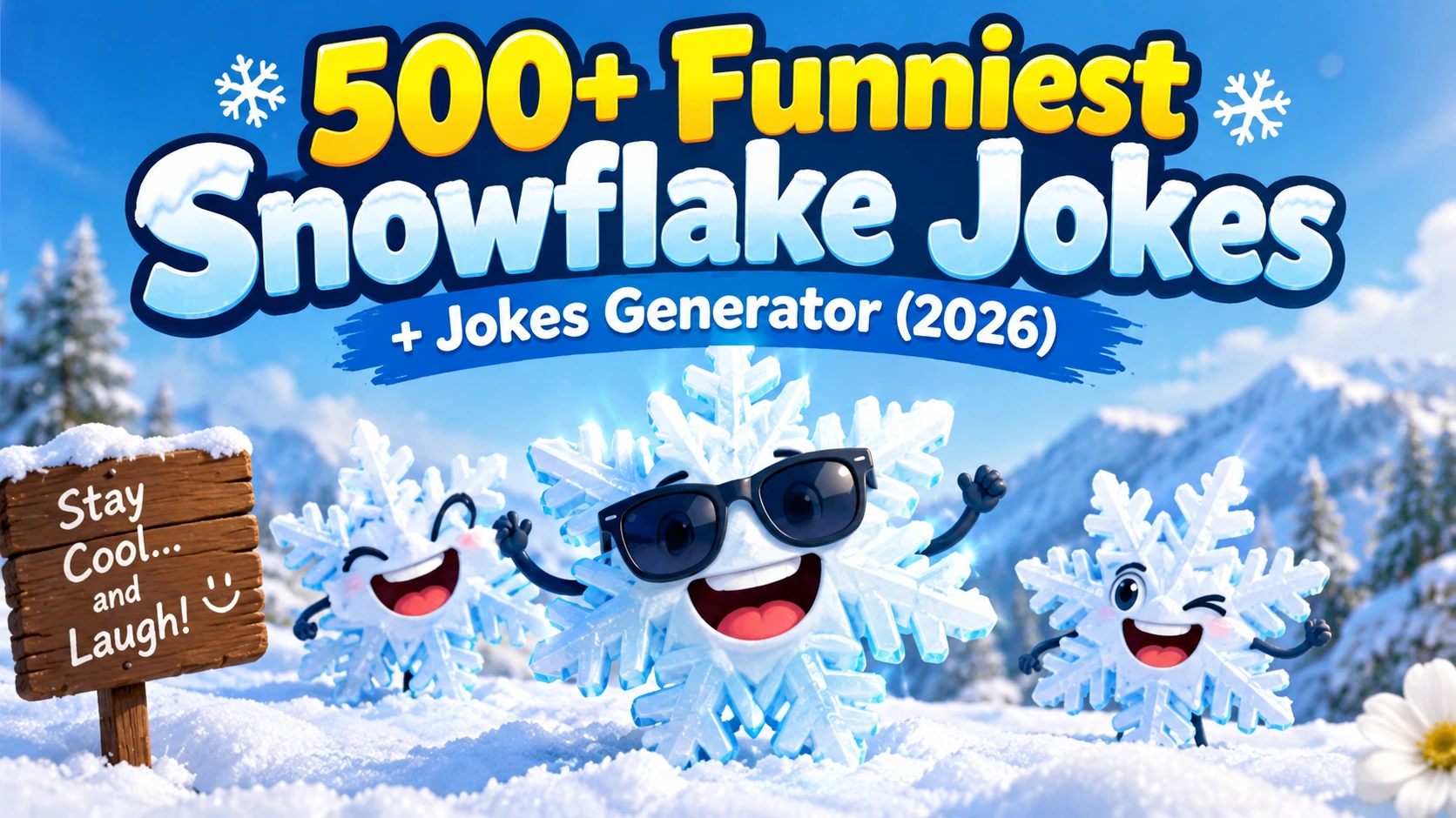 Funniest Snowflake Jokes + Jokes Generator