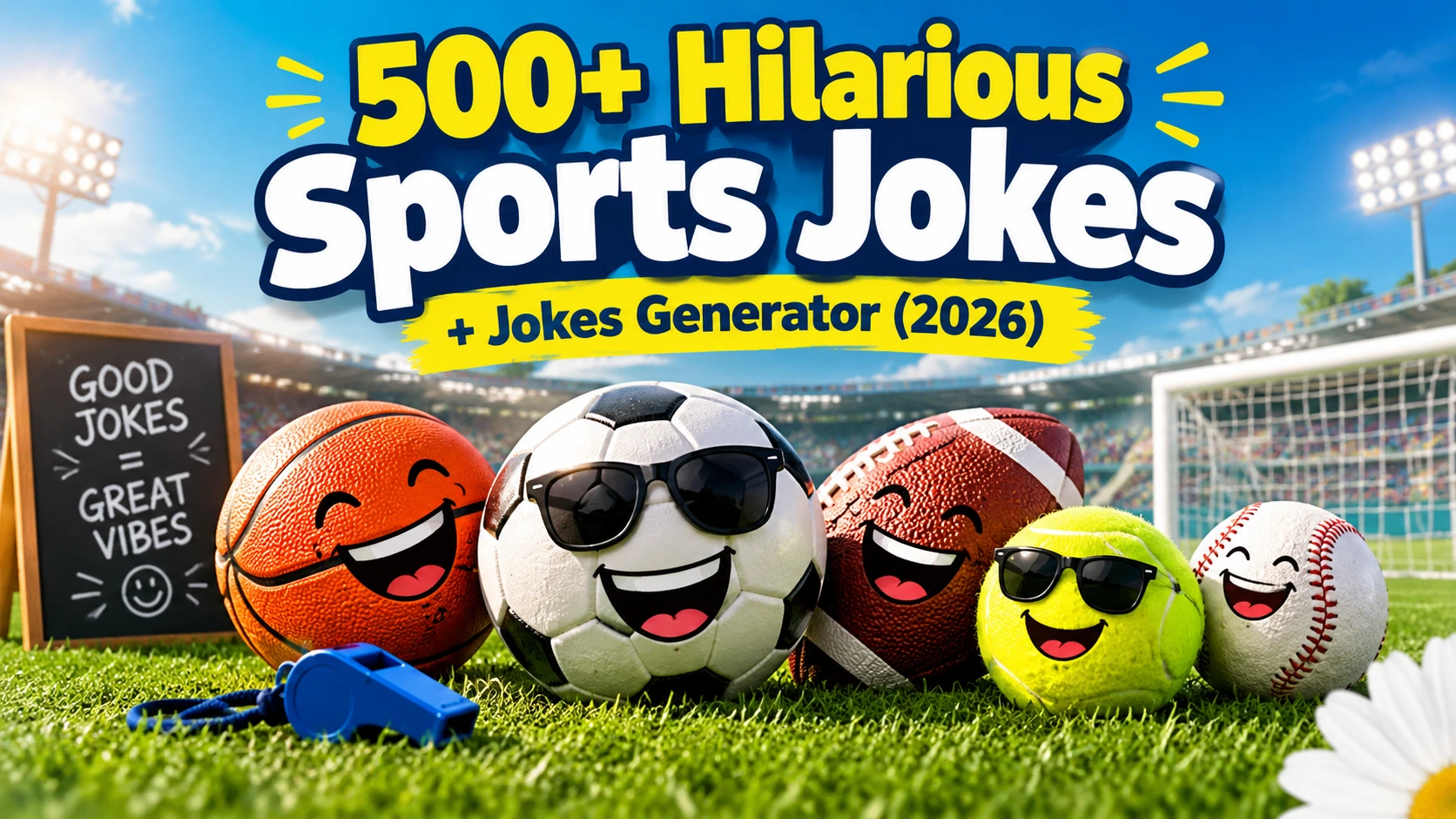 Hilarious Sports Jokes + Jokes Generator