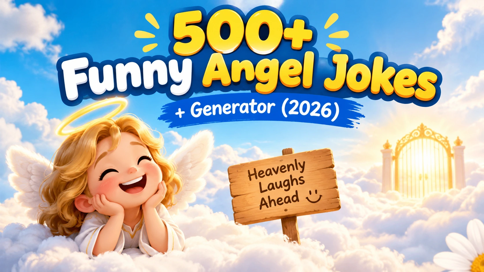 Funny Angel Jokes + Generator