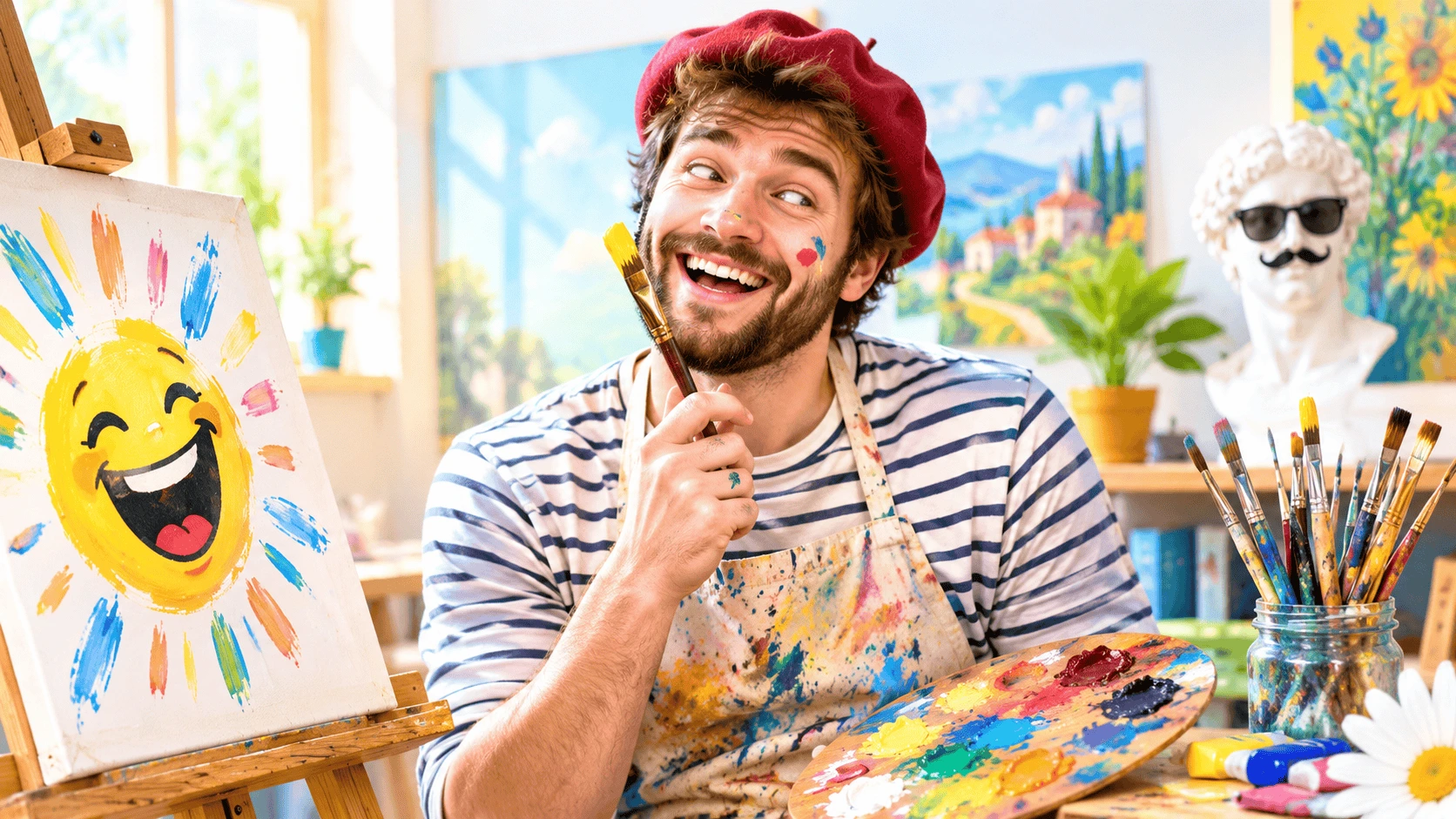 Hilarious Artist with Jokes Generator