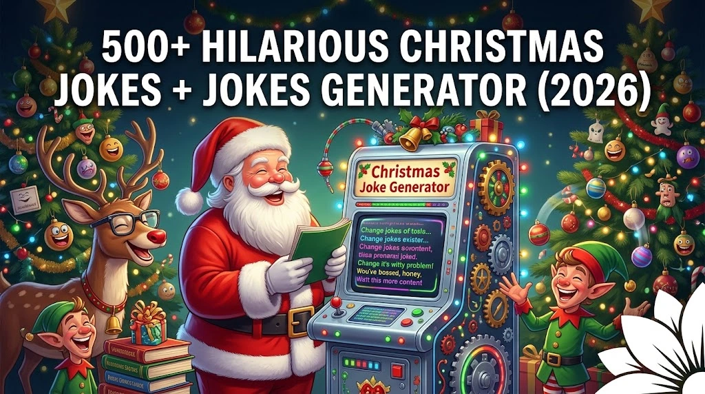Hilarious Christmas Jokes + Jokes Generator