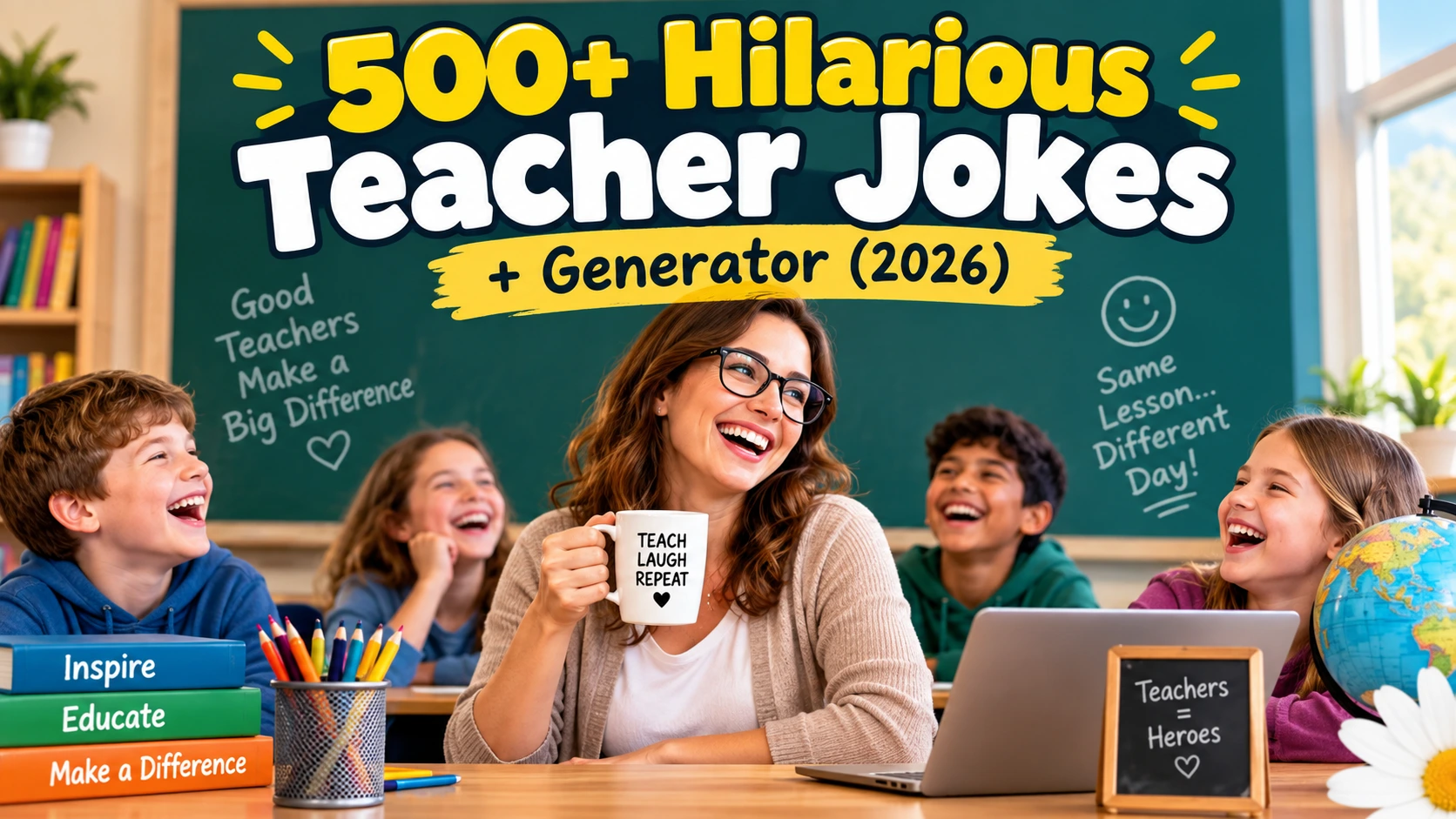 Hilarious Teacher Jokes + Generator