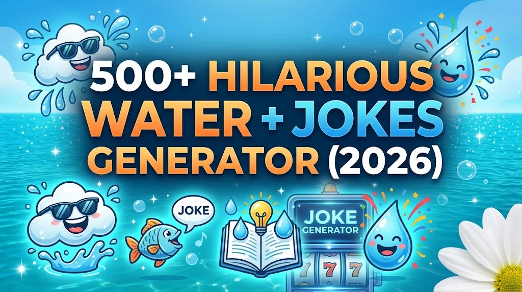 Hilarious Water + Jokes Generator