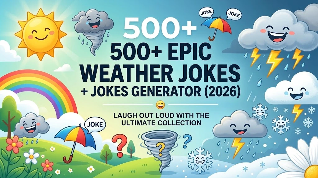 Epic Weather Jokes + Jokes Generator