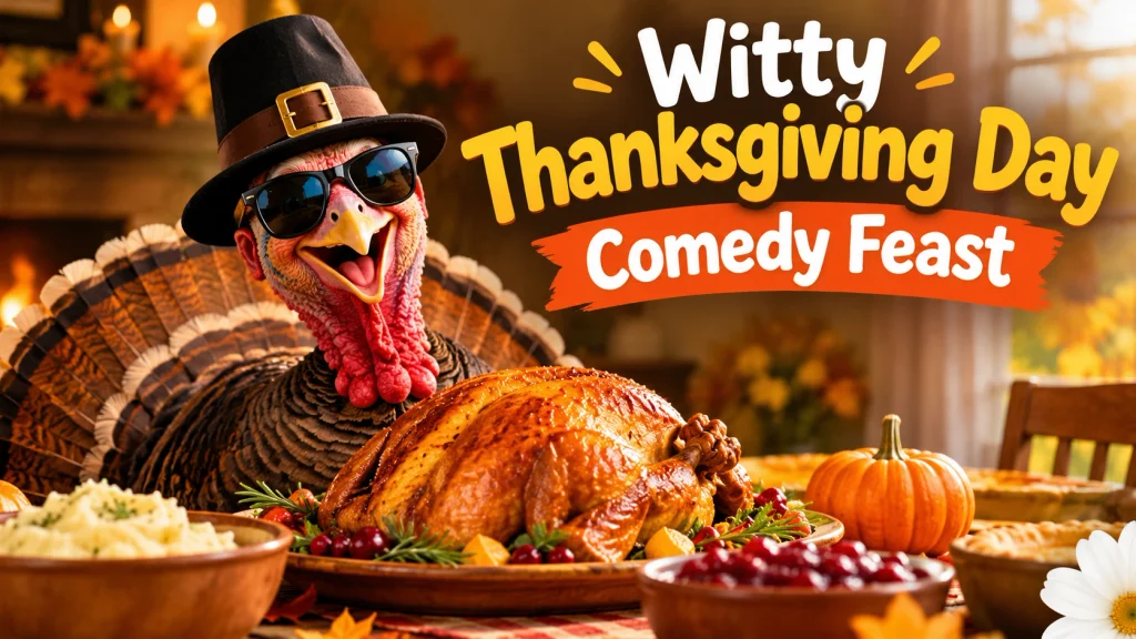 Witty Thanksgiving Day Comedy Feast