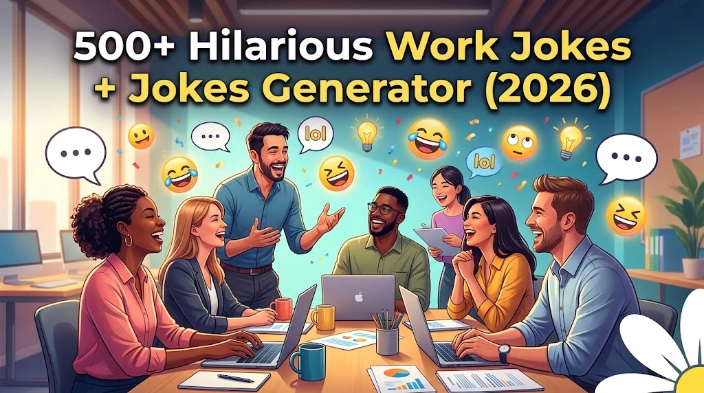 Hilarious Work Jokes + Jokes Generator